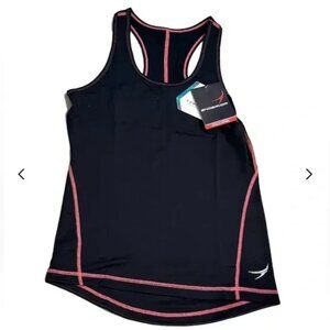 Endeavor Exceed Tank Top Black/Lava XS & S NASA Trizar Fabric Racerback